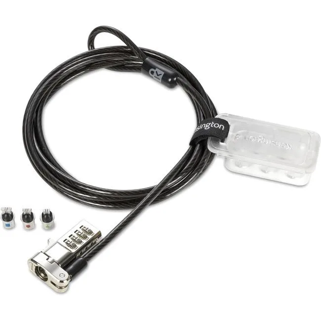 Kensington Kensington Universal 3-in-1 Combination Laptop Lock K62316WW security lock — product photo