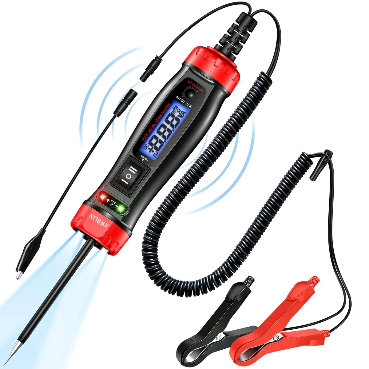 AWBLIN Power Circuit Probe Tester 5-60V DC Digital Automotive Test Light — product photo