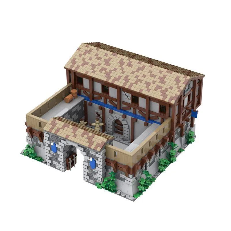 ZITIANYOUBUILD ZITIANYOUBUILD MOC-198750 Medieval Village Barracks 3692PCS — product photo