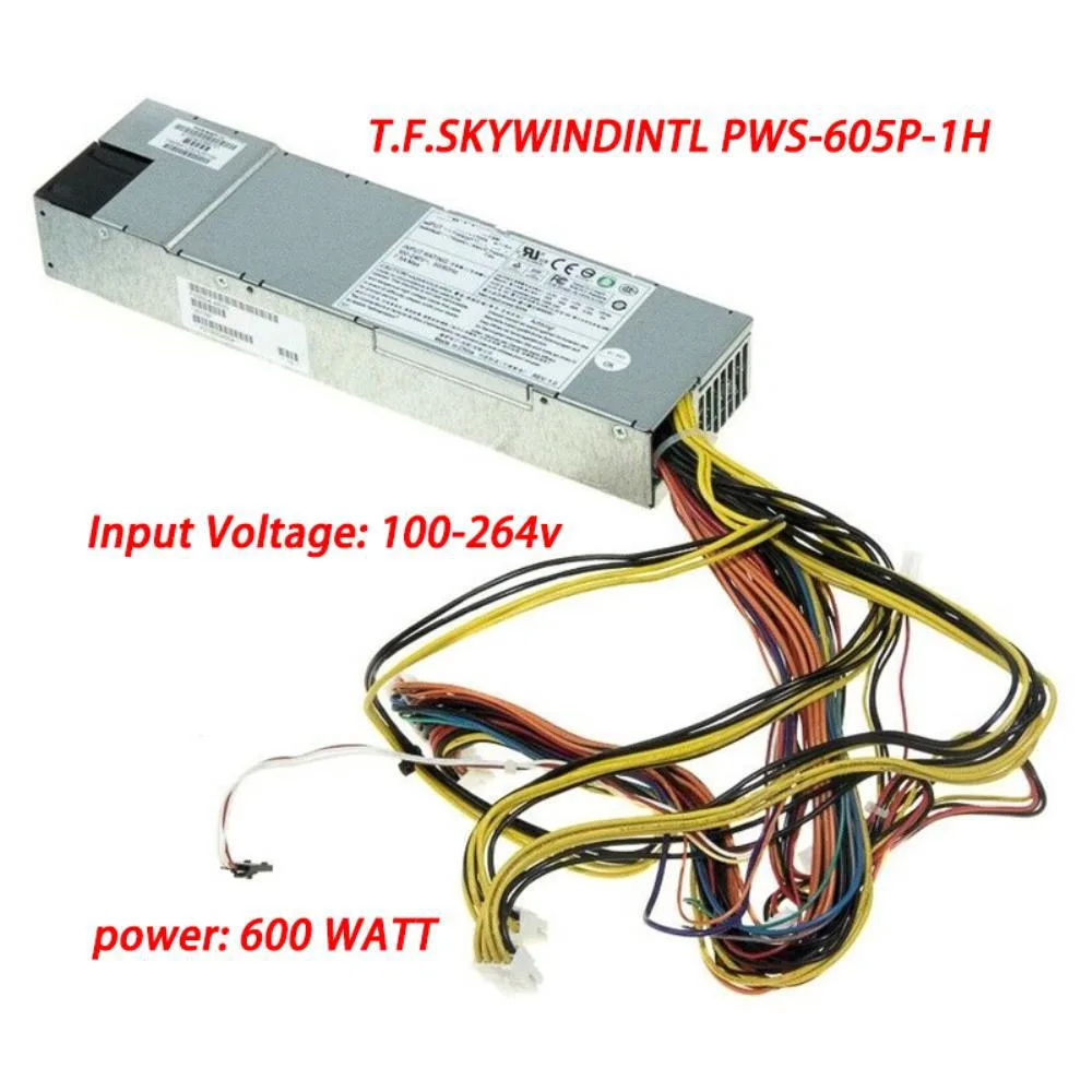 Graviton Graviton PWS-605P-1H 600 W 1U server power supply — product photo