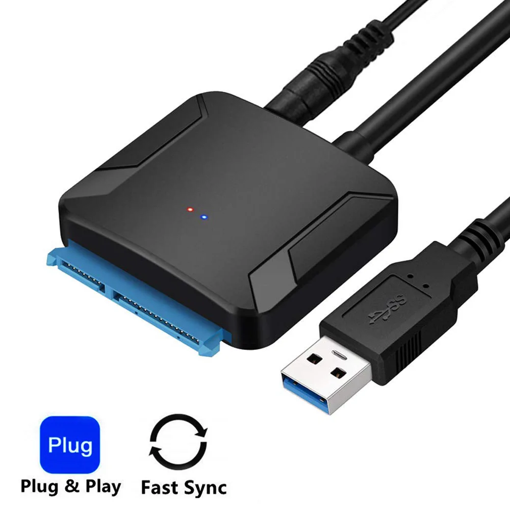 Hitoor Hitoor USB 3.0 to Sata Adapter Cable 0.4m 22pin for 2.5" HDD SSD — product photo