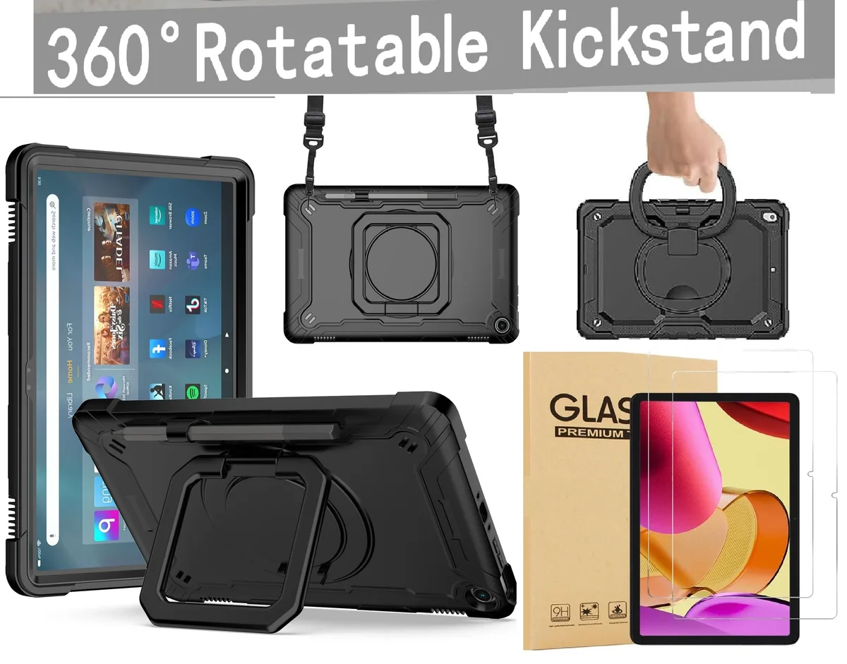 anicestore anicestore 11 inch 2023 Tablet Case with 360 Stand Black — product photo