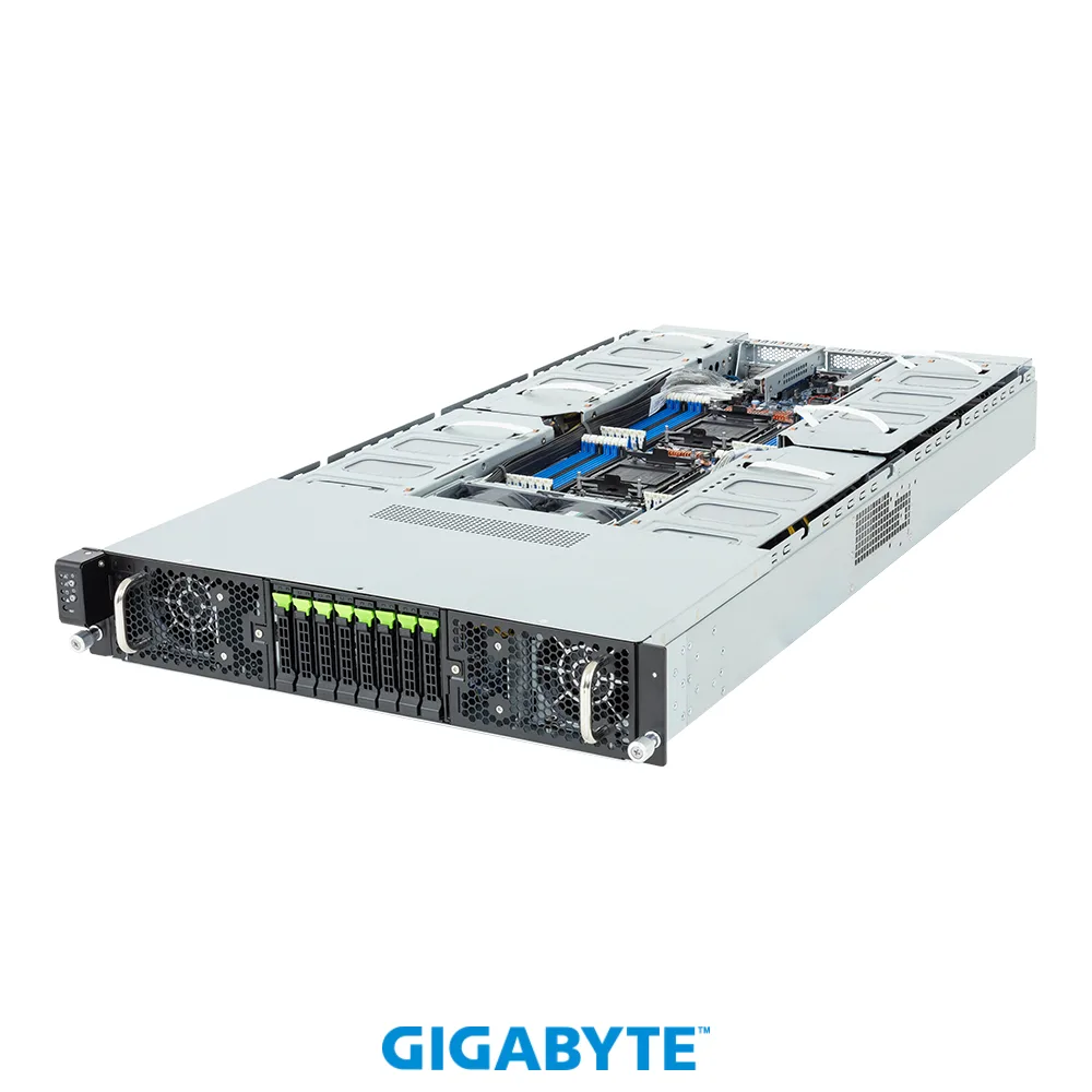 GIGABYTE GIGABYTE G294-S43-AAP2 barebone server 16 GPU 24 DIMM 8 NVMe — product photo