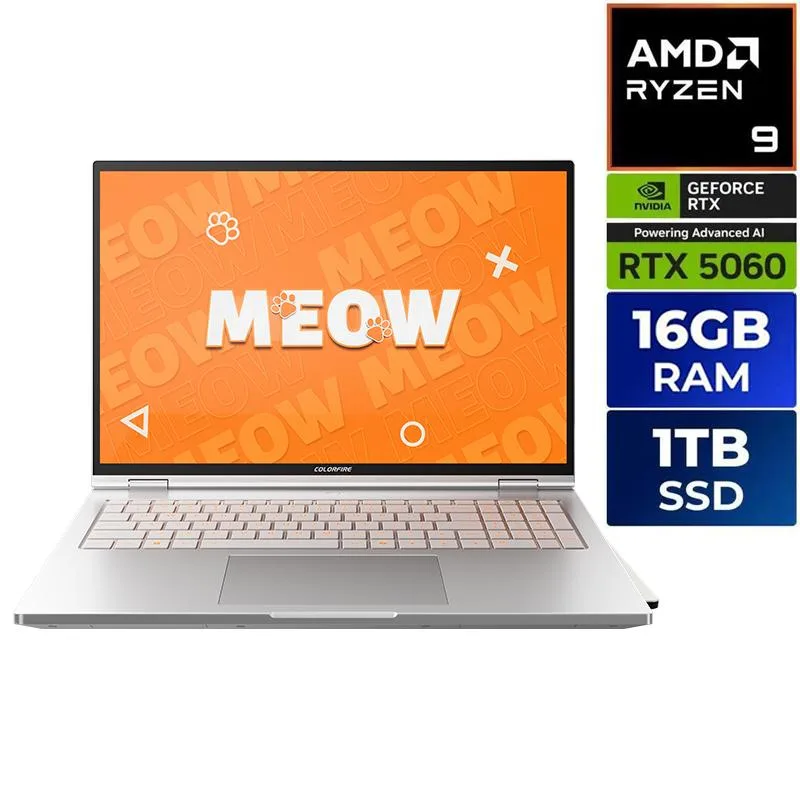 Colorfire Colorfire MEOW R16 Ultra gaming laptop — product photo