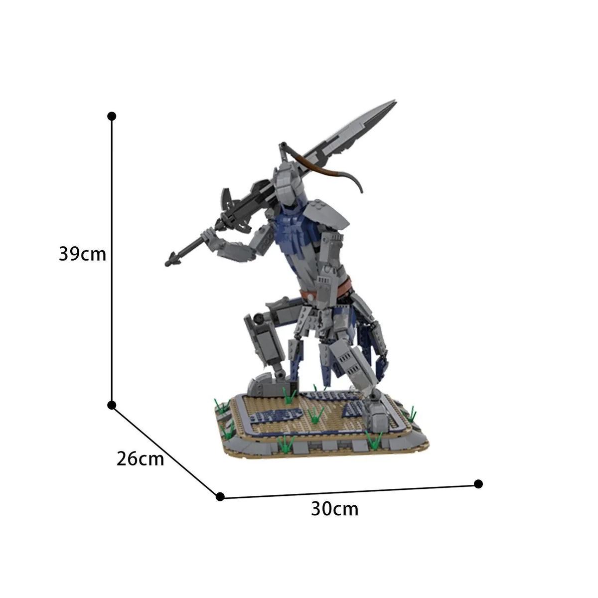 ZITIANYOUBUILD ZITIANYOUBUILD C5682 Knight Armor Greatsword 773 Parts — product photo