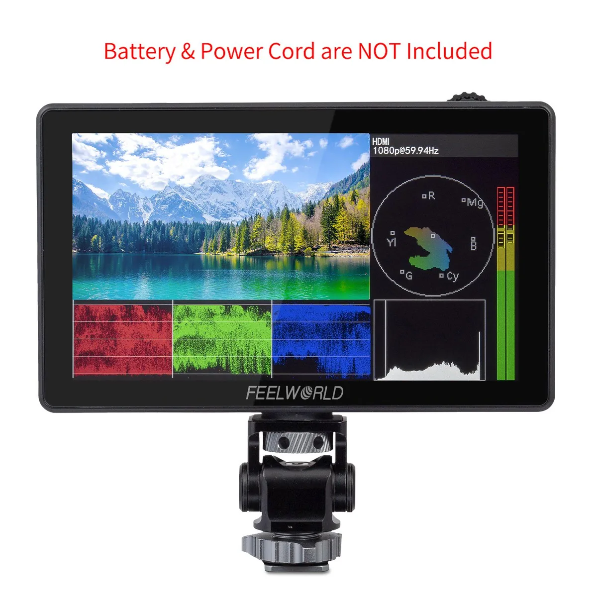 Feelworld Feelworld LUT5 5.5 inch 3000 nits field monitor with F970 kit — product photo