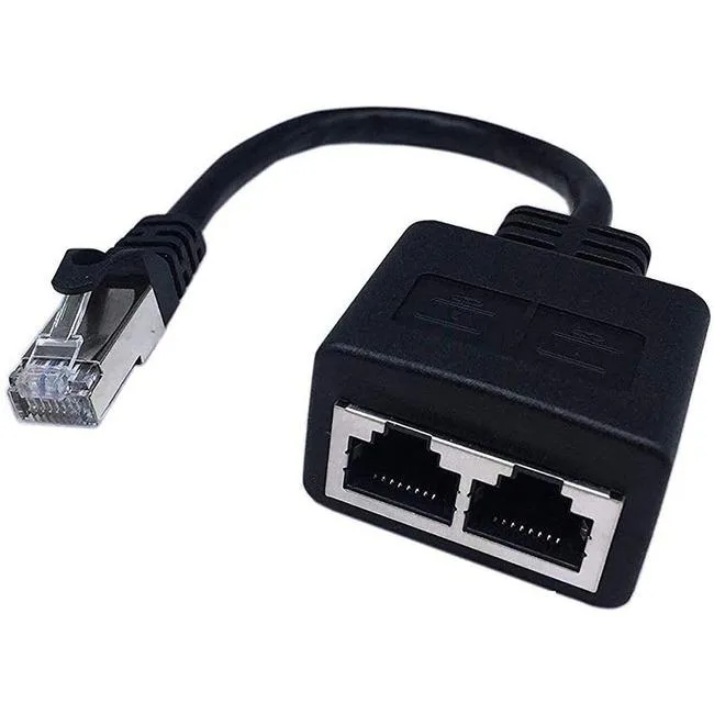4XEM 4XEM 4XCAT6SPLITTER 2-to-1 RJ45 splitter adapter projector accessory — product photo