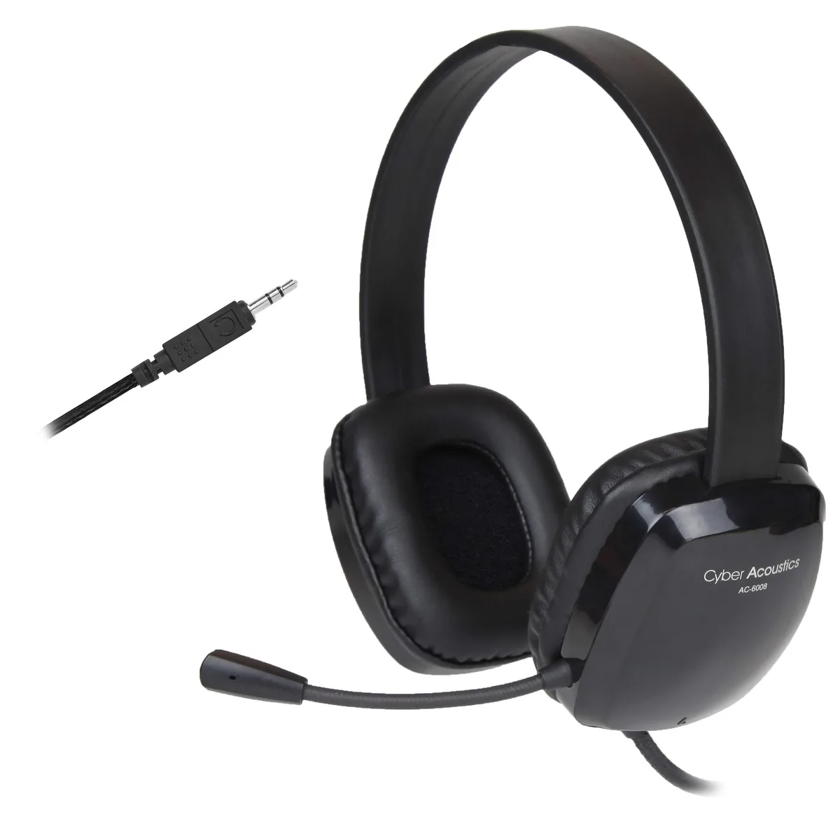 Cyber Acoustics Cyber Acoustics AC-6008-20 Stereo Headset 20 Pack 2 in 1 Accessory — product photo