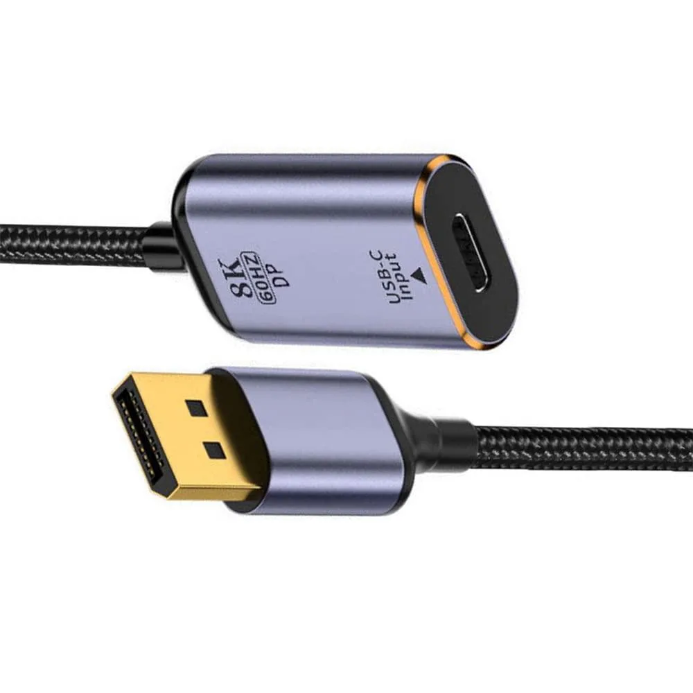 Fervit Fervit USB-C Female to DP 1.4 Cable 8K 60Hz 4K 120Hz — product photo