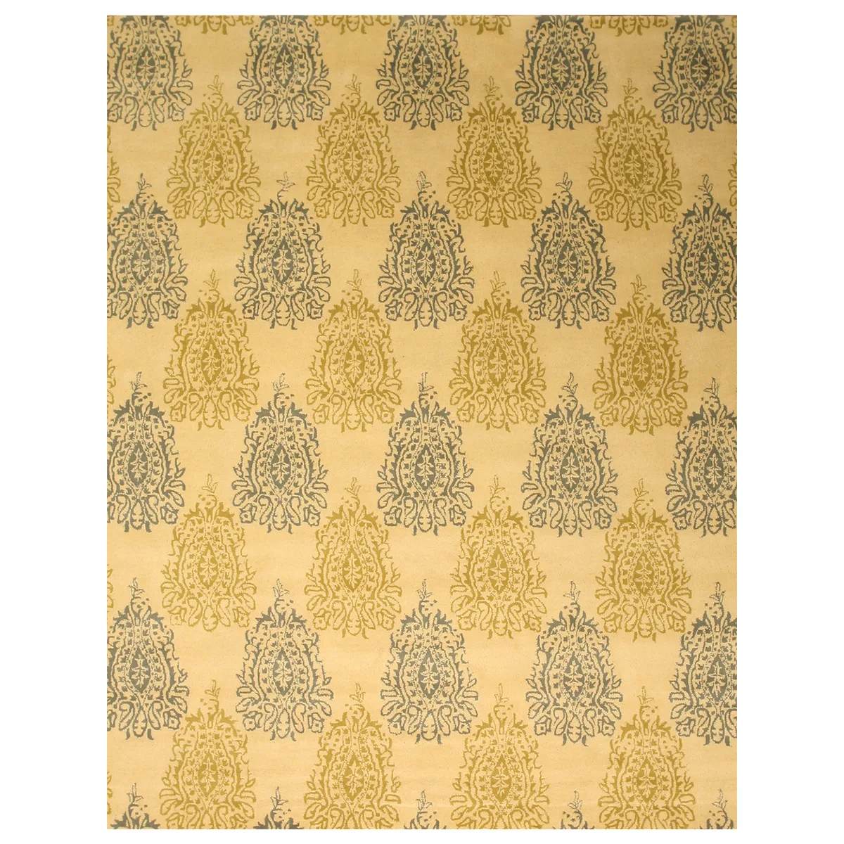 EORC EORC Hand-Tufted Wool Royal Paisley Rug Ivory 8' x 10'6 — product photo