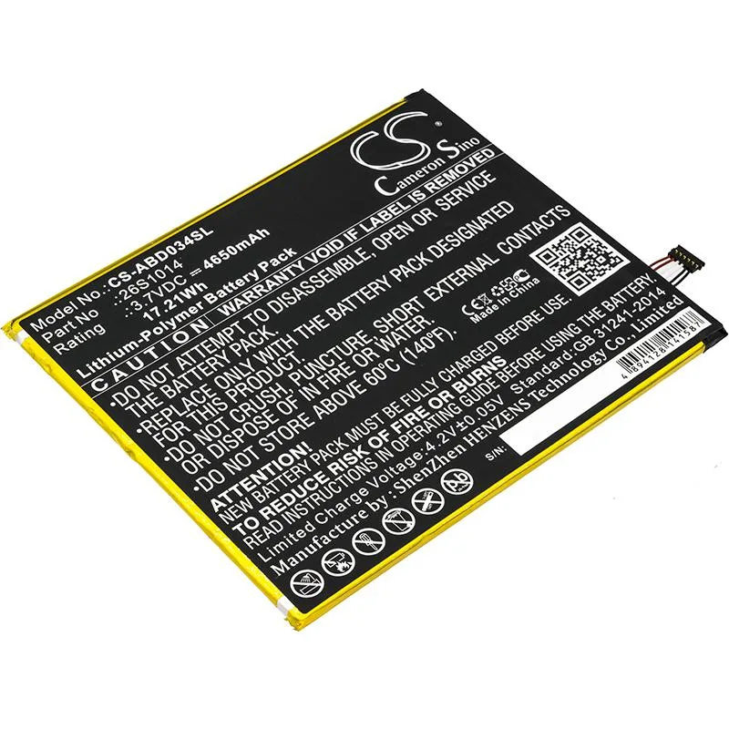 Cameron &amp; Co Cameron &amp; Co DS-CS-ABD034SL 4.65 Ah battery accessory — product photo