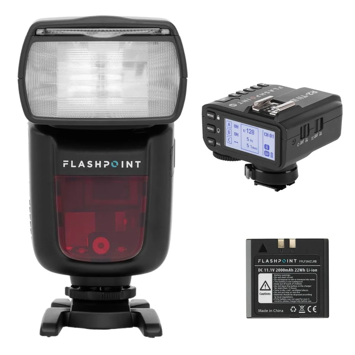 Flashpoint Brand Flashpoint Zoom Li-on R2 VING V860IIN TTL Flash Kit with X2 Trigger for Nikon — product photo