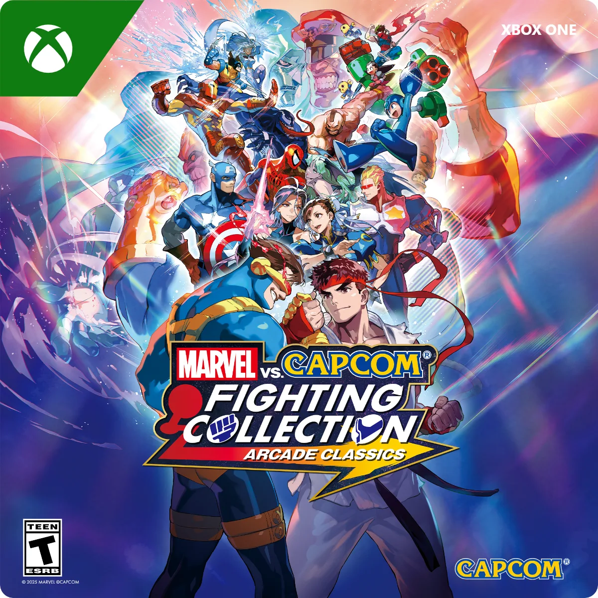 Xbox digital code card for Marvel vs Capcom arcade collection
