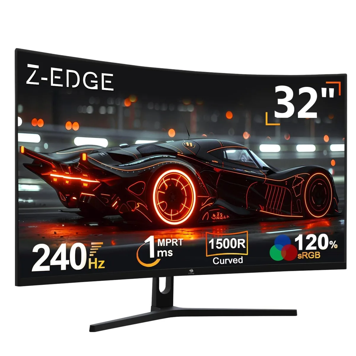 32 inch curved gaming monitor with matte black finish