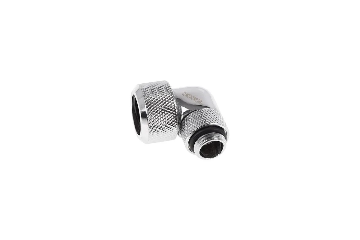 Alphacool Alphacool 1012935 Eiszapfen 16mm 90° Rotatable G1/4 Fitting Chrome — product photo