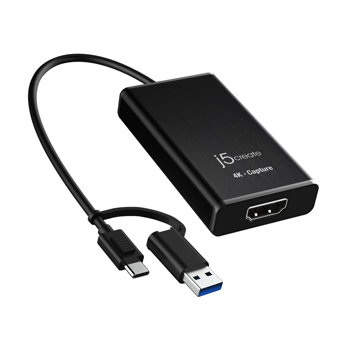  j5create JVA11 4K30 2K60 1080p120 audio video converter — product photo