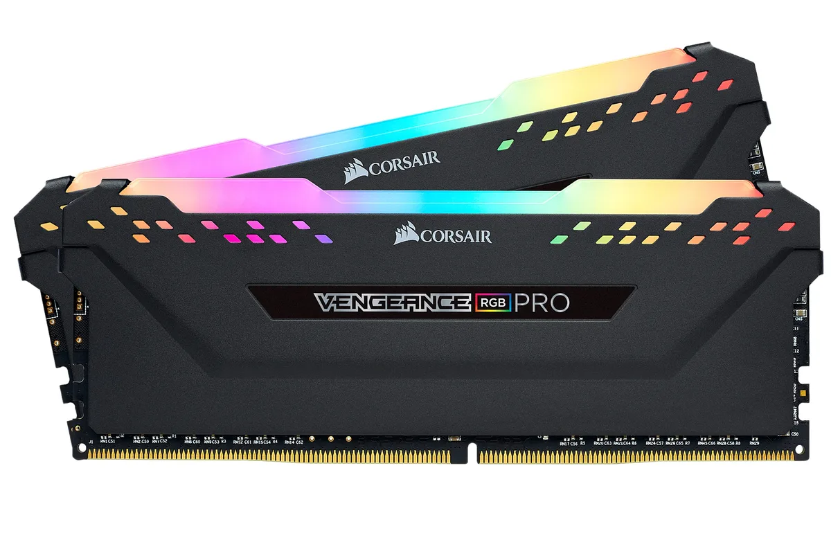 Corsair Corsair CMW64GX4M2E3200C16 64GB (2 x 32GB) DDR4 3200 CL16 desktop RAM — product photo