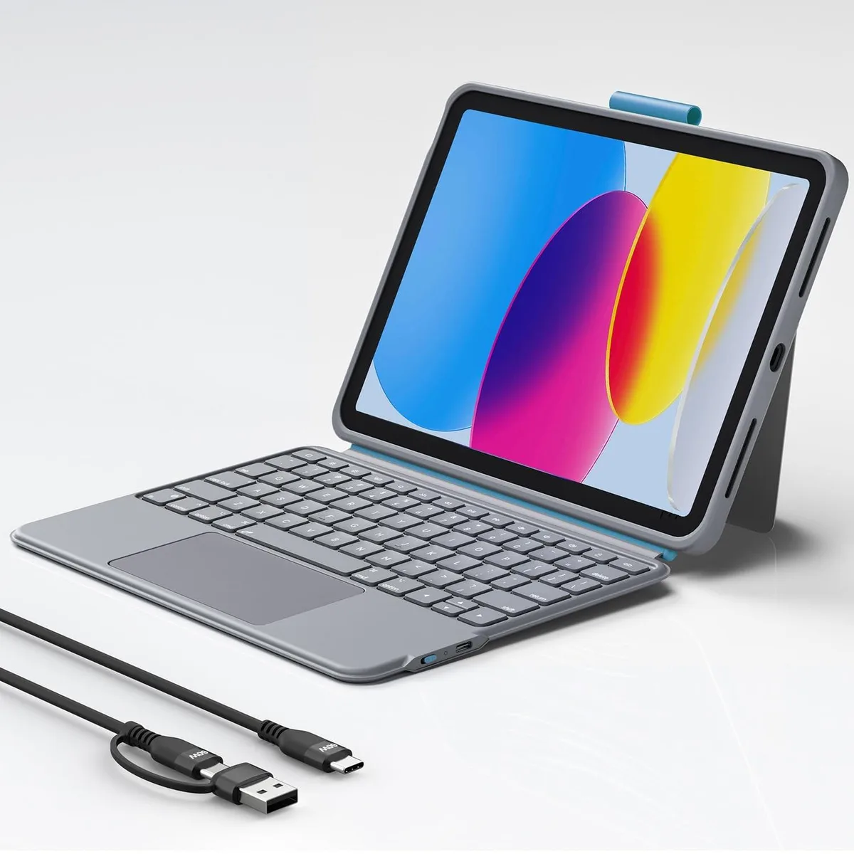 Adafruit Adafruit iPad 10th Gen 10.9" 2022 Keyboard Case with Trackpad — product photo