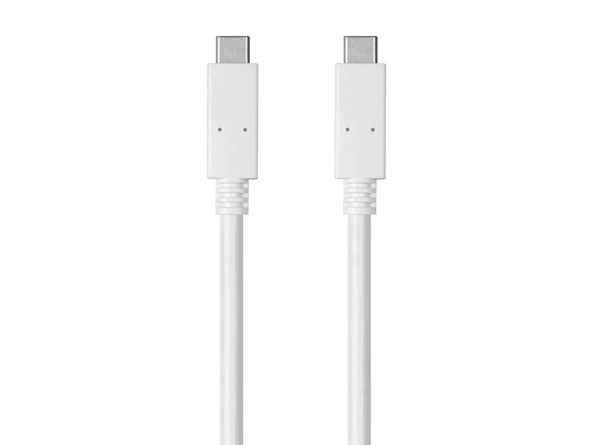 Monoprice Inc. Monoprice 127921 USB C to USB C 3.1 Gen 1 cable 2m white — product photo