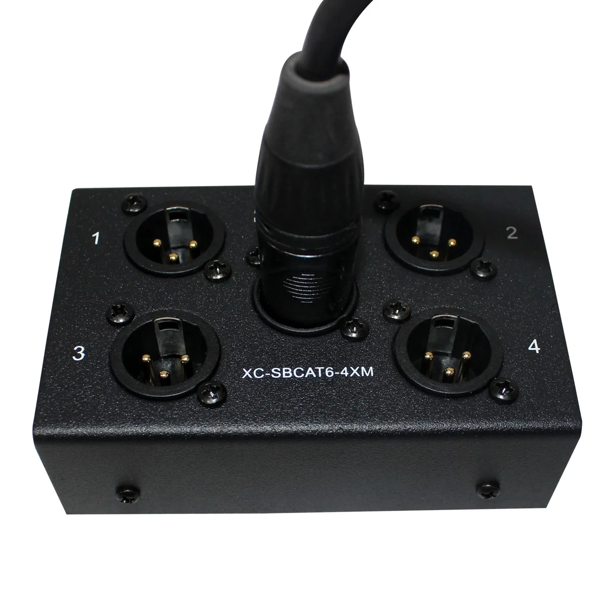 ProX ProX XC-SBCAT6-4XM 4-Channel XLR-M CAT6 Snake Box — product photo