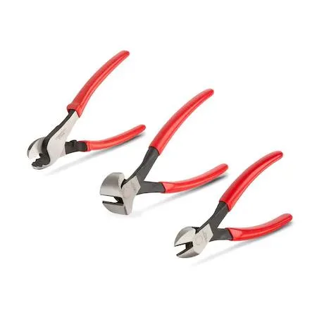 Three new TEKTON cutting pliers: diagonal, end, cable cutters