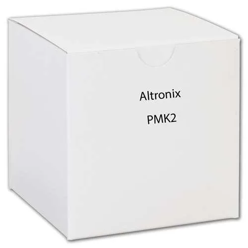 Altronix PMK2 pole mount kit in silver metal finish