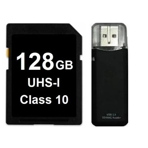 3C Expert 3C Expert 128GB SDXC UHS-I Class 10 50MB/s 15MB/s with USB 2.0 Reader — product photo
