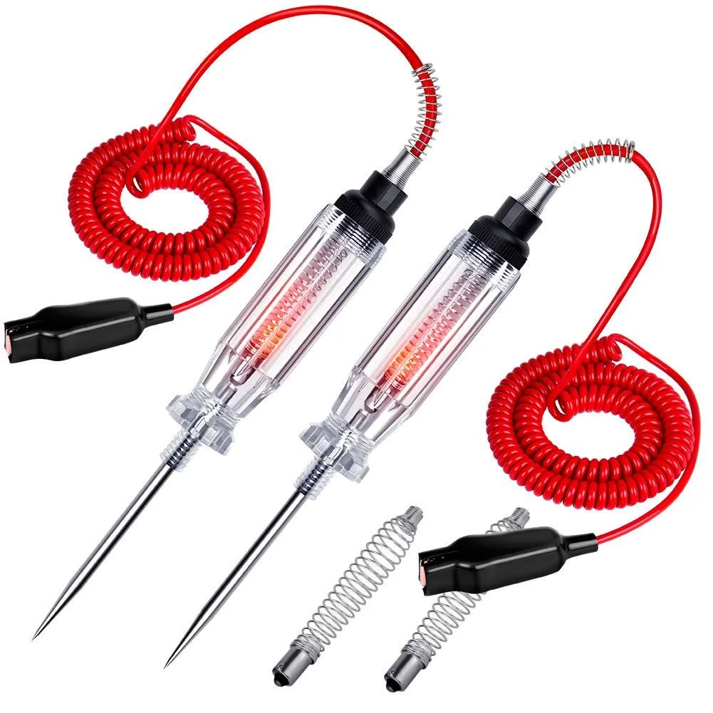 KEHIPI KEHIPI 2PCS Heavy Duty Automotive Circuit Tester 6-24V electrical system tool — product photo
