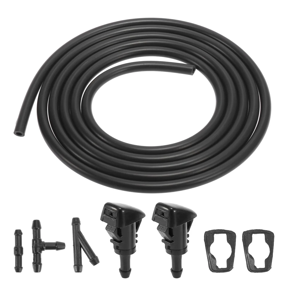 Unique-Bargains Unique-Bargains Windshield Washer Nozzles Kit 2m Hose 3 Connectors — product photo