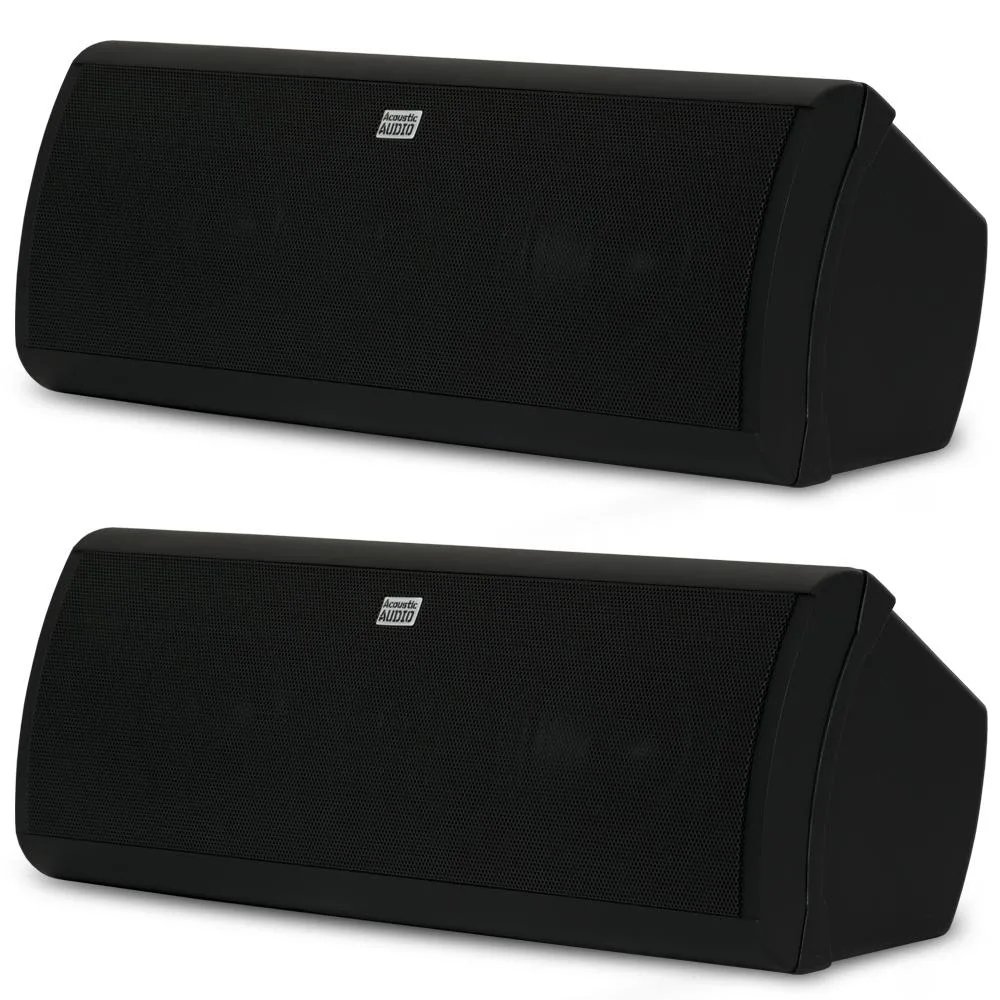 Acoustic Audio Acoustic Audio AA40CB 3-Way Bookshelf Speaker Pair 1000W Black — product photo