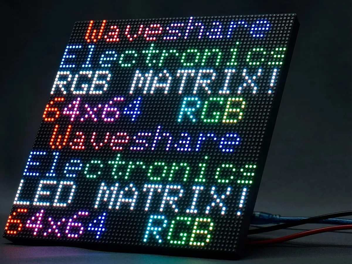 WaveShare WaveShare 64x64 RGB LED Matrix Panel 3mm Pitch 4096 LEDs — product photo