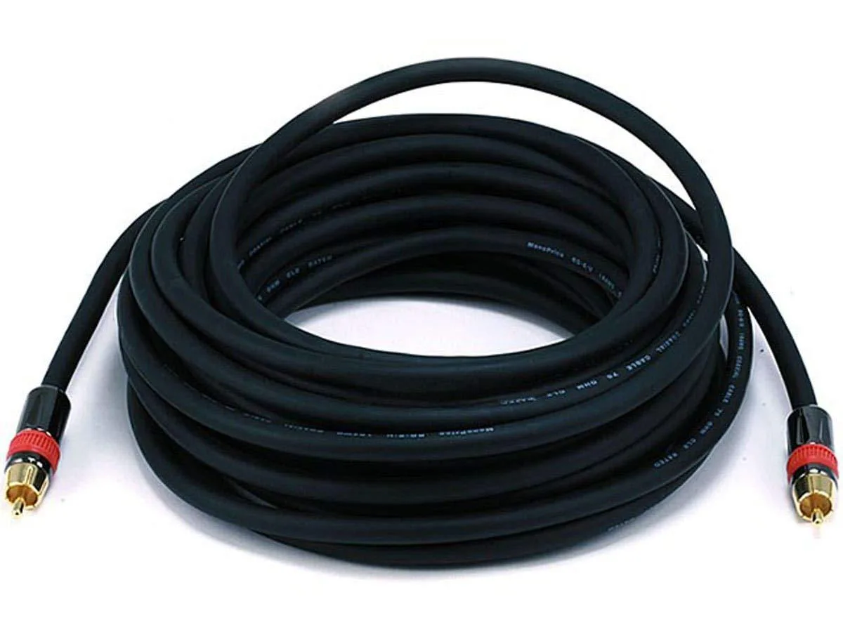Monoprice 103976 35ft RCA Coaxial Cable 75ohm CL2 — product photo