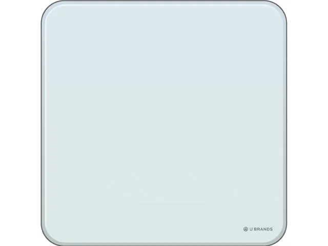 U Brands U Brands 2343U0001 Magnetic Glass Dry-Erase Board 12" x 12 — product photo