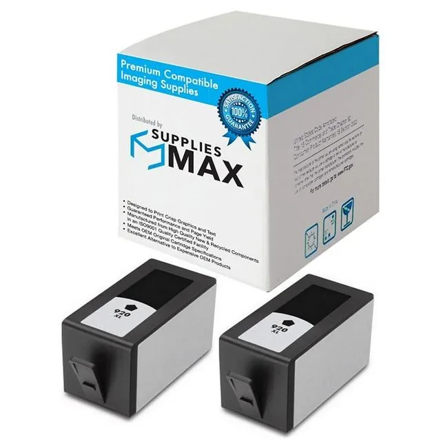 SuppliesMax SuppliesMax HP CN701BN Black Inkjet 2 Pack 1200 Pages — product photo