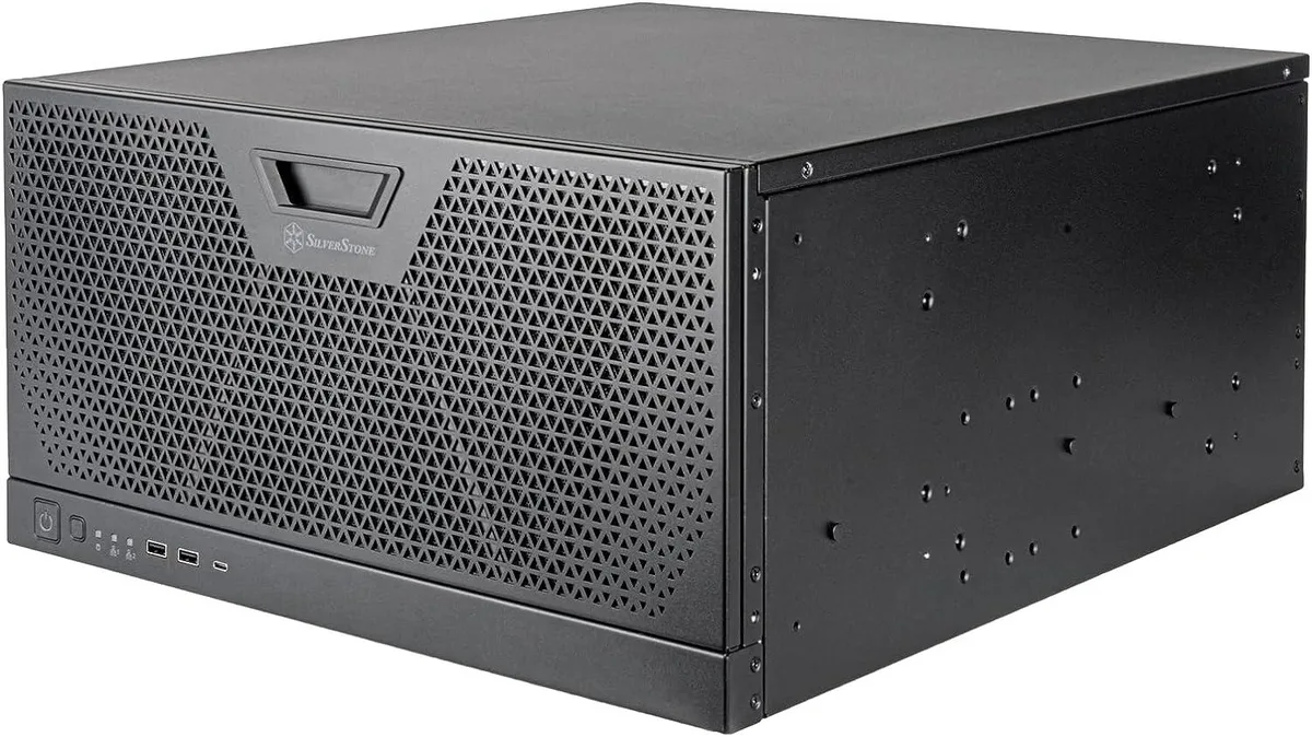 Silverstone Technology SilverStone Technology RM51 5U Rackmount Server Chassis with Dual 180mm Fans — product photo