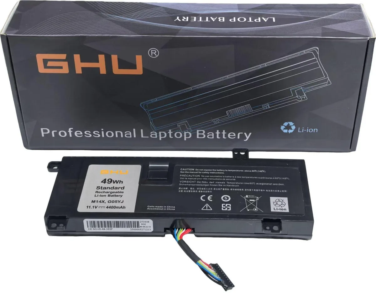 Bipra Bipra G05YJ 49 Wh 11.1 V Li-ion replacement battery 2 in 1 accessory — product photo