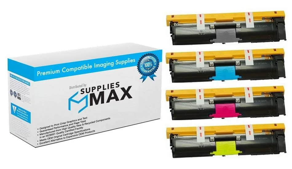 SuppliesMax SuppliesMax High Yield Toner Combo Pack BK/C/M/Y 4500 Pages — product photo