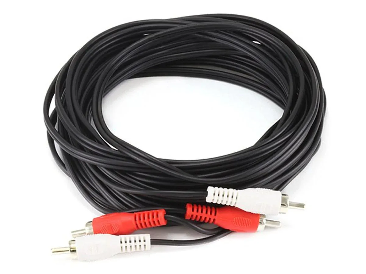 Monoprice Inc. Monoprice 102009 2 RCA Male to Male Cable 12 Feet Black — product photo