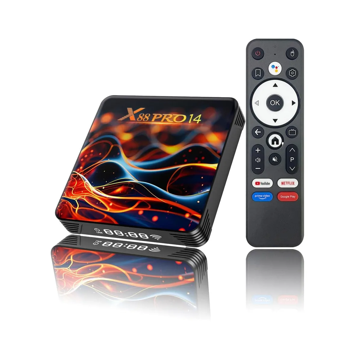  GREALT X88 Android TV Box 14.0 8K 2GB 16GB RK3528 Wi-Fi 6 BT 5.0 — product photo