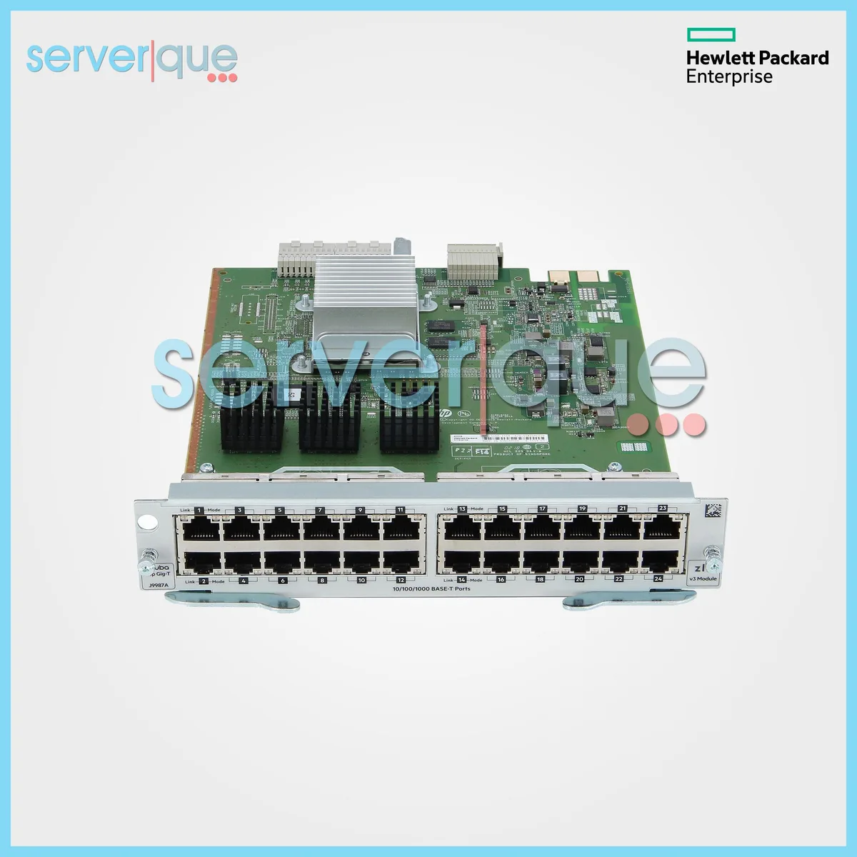 HPE HPE Aruba J9987A 24-Port 10/100/1000 PoE+ 10Gbe SFP+ V3 zI2 Switch Module — product photo