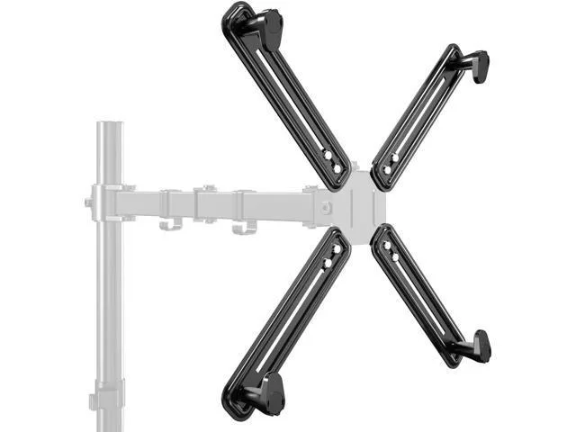 LORDWORLD LORDWORLD VESA Mount Adapter Bracket 17 to 27 inch 75mm 100mm Matte Black — product photo