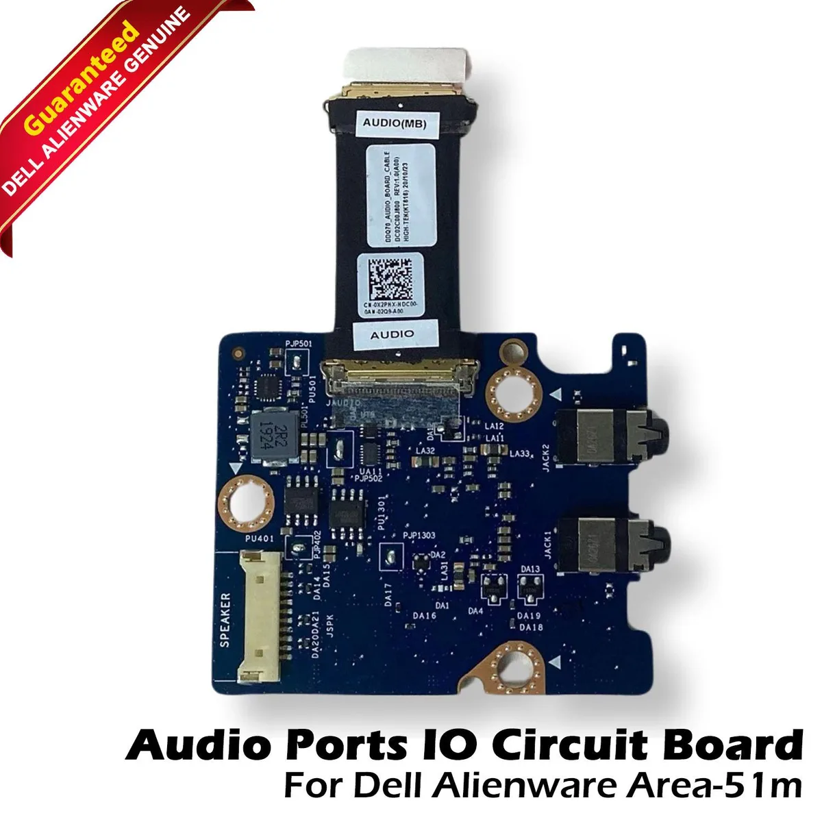 DELL DELL Alienware Area-51m Audio Ports IO Circuit Board 3FK2C — product photo