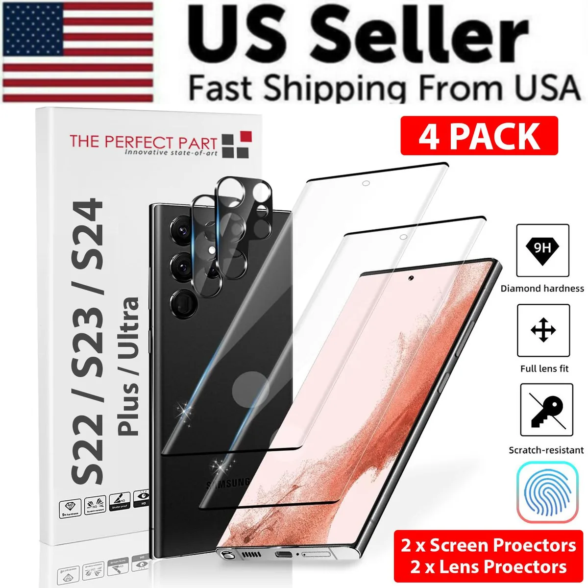The Perfect Part The Perfect Part screen protector kit S22 S23 S24 24-pack — product photo