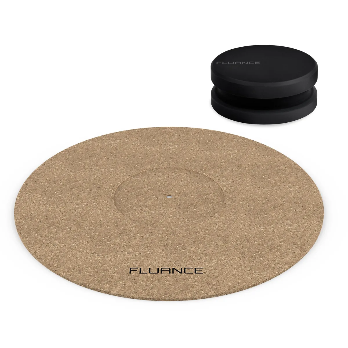 Fluance Fluance RW03TA21 Cork Mat & 760 g Record Weight — product photo