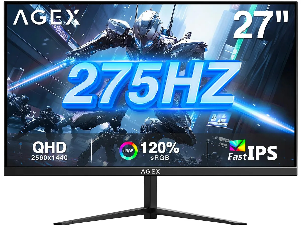 Z-EDGE Z-EDGE AGEX AG27QS 27" 275Hz QHD IPS gaming monitor — product photo