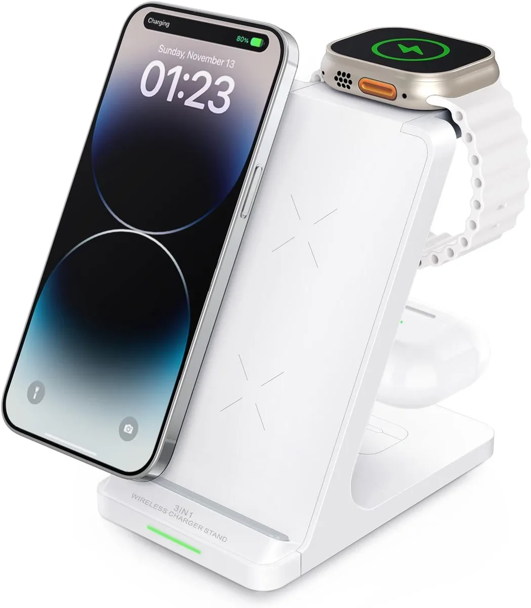 RUOCLRIS RUOCLRIS 3 in 1 Wireless Charging Station Charger — product photo