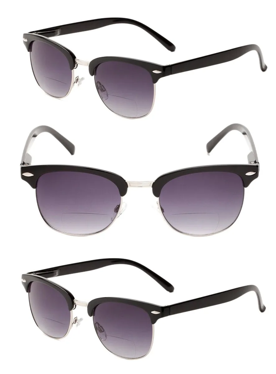 Mass Vision Mass Vision The Executive Bifocal Reading Sunglasses +2.50 Black — product photo