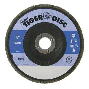 Weiler Weiler 50649 flap disc 6 in 40 grit type 29 box of 10 — product photo