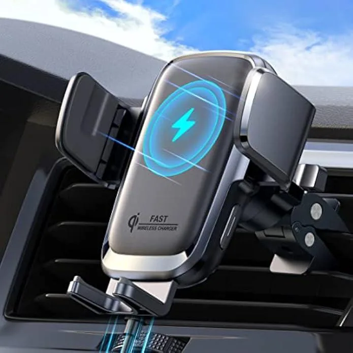 iworkmart iworkmart JOYROOM 15W Qi Wireless Car Charger Auto-Clamp Vent Mount — product photo