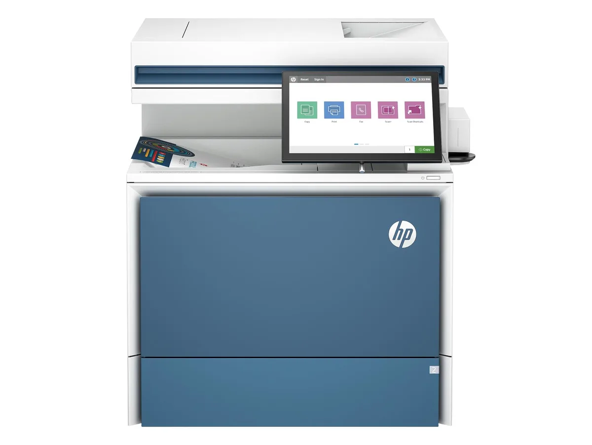 HP HP Color LaserJet Enterprise Flow MFP 5800zf 58R10A#BGJ laser printer — product photo